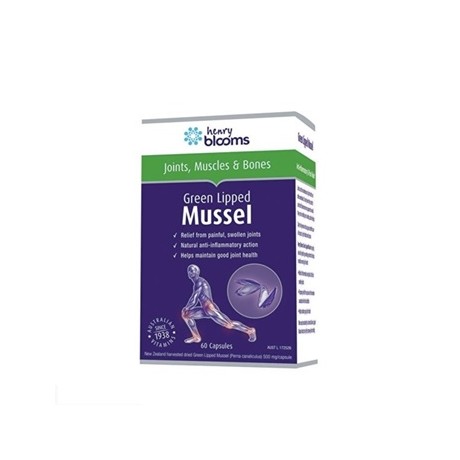 Green Lipped 500mg Mussel 60 Capsules